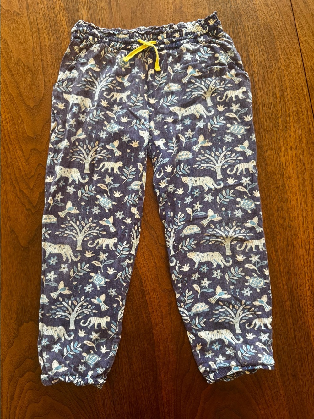 Mini Boden Pants with Woodland Print